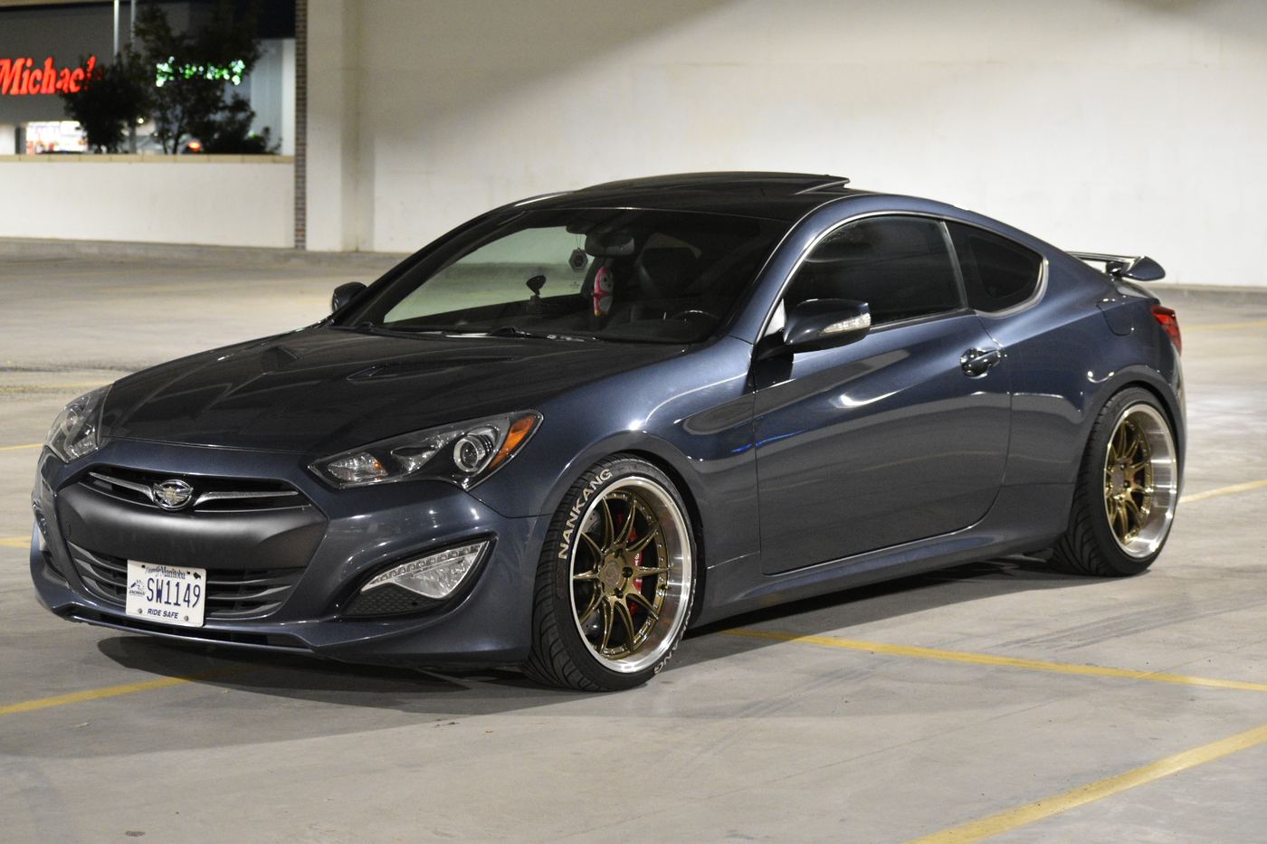 Grey Hyundai Genesis Coupe